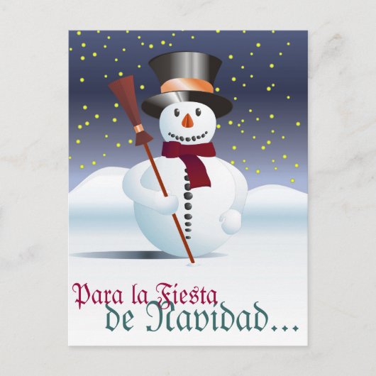 Prettig kerstfeest briefkaart (Voorkant)