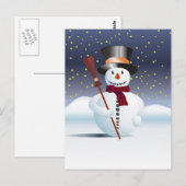 Prettig kerstfeest briefkaart (Voorkant / Achterkant)