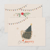 🎄Prettig kerstfeest Briefkaart (Voorkant / Achterkant)
