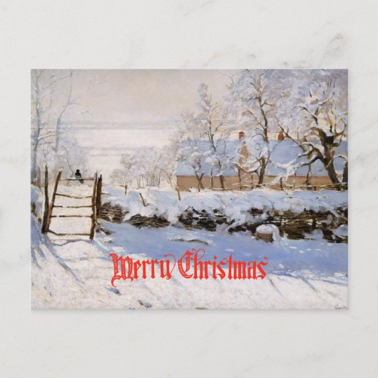 Prettig kerstfeest,    briefkaart (Voorkant)