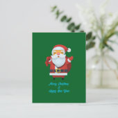 Prettig kerstfeest  briefkaart (Staand voorkant)