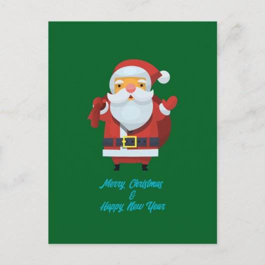 Prettig kerstfeest  briefkaart (Voorkant)