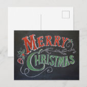 Prettig kerstfeest briefkaart (Voorkant / Achterkant)