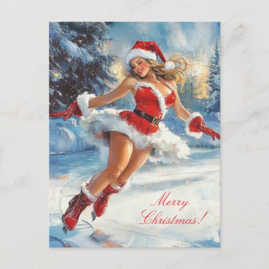 Prettig kerstfeest briefkaart (Voorkant)