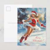 Prettig kerstfeest briefkaart (Voorkant / Achterkant)