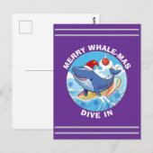 Prettig kerstfeest briefkaart (Voorkant / Achterkant)