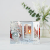 Prettig kerstfeest briefkaart (Staand voorkant)
