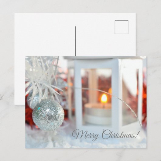 Prettig kerstfeest briefkaart (Voorkant / Achterkant)