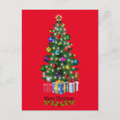 Prettig kerstfeest briefkaart (Voorkant)