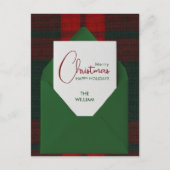 Prettig kerstfeest briefkaart (Voorkant)