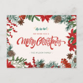 🎄Prettig kerstfeest Briefkaart (Voorkant)