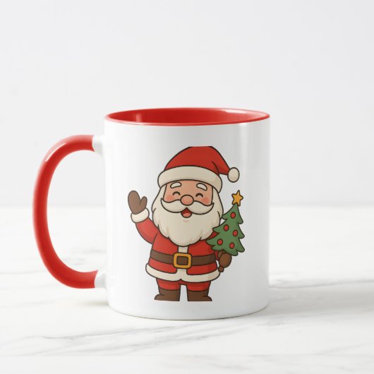 Prettig kerstfeest, broer, Kerstman  Mok (Links)