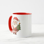 Prettig kerstfeest, broer, Kerstman  Mok (Voorkant links)