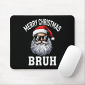 Prettig kerstfeest broer meme grappige uitdrukking muismat (Met muis)
