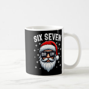 Prettig kerstfeest Bruh Sinterklaas gezicht 67 Mem Koffiemok