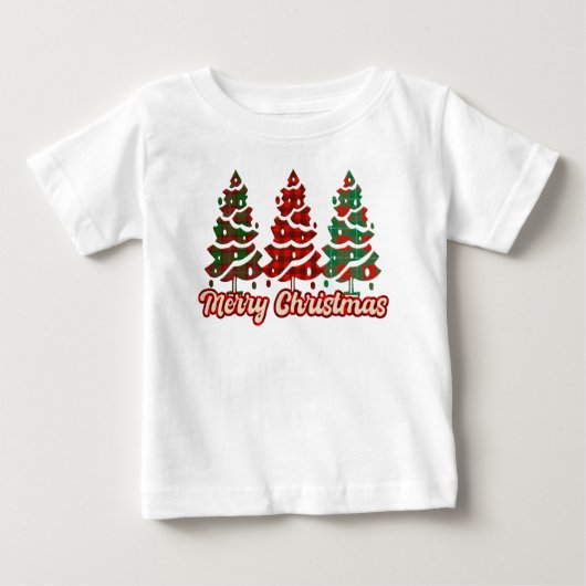 Prettig kerstfeest Buffalo Plaid Bomen Ontwerp-420 (Voorkant)