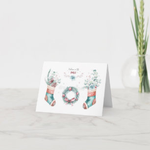 **PRETTIG KERSTFEEST**  "BUUR" KAART
