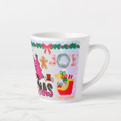 Prettig kerstfeest cadeau latte mok (Rechts)
