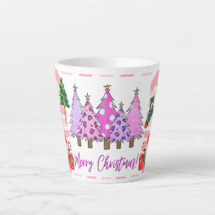 Prettig kerstfeest cadeau latte mok