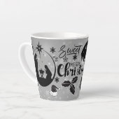 Prettig kerstfeest cadeau latte mok (Linkerhoek)