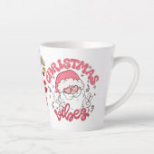 Prettig kerstfeest cadeau latte mok (Rechts)