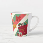 Prettig kerstfeest cadeau latte mok (Rechts)