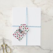 “Prettig Kerstfeest” Cadeaubijschrift Cadeaulabel (Met Touw)