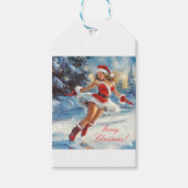 Prettig kerstfeest cadeaulabel (Voorkant)