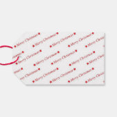 Prettig kerstfeest cadeaulabel (Achterkant Horizontaal)