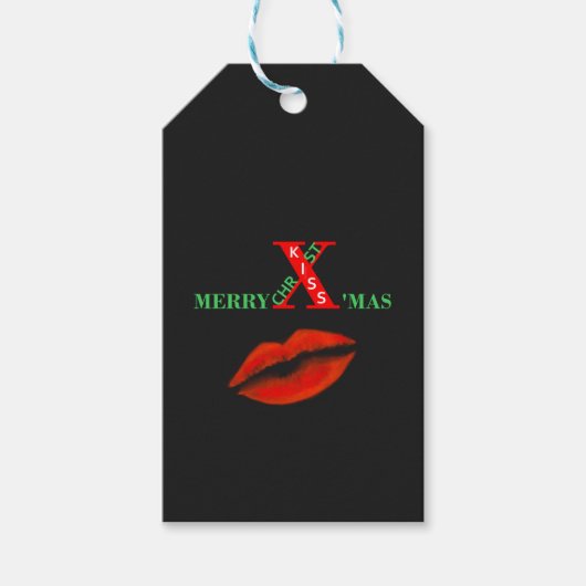 Prettig kerstfeest cadeaulabel (Voorkant)