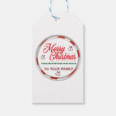 Prettig kerstfeest cadeaulabel (Voorkant)