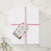 Prettig kerstfeest cadeaulabel (Met Touw)