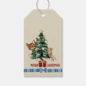 Prettig kerstfeest  cadeaulabel (Voorkant)