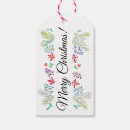 Prettig kerstfeest! cadeaulabel