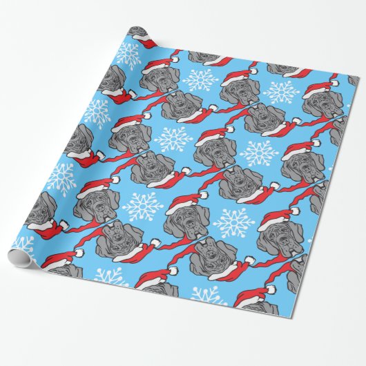 Prettig kerstfeest! cadeaupapier (Uitgerold)