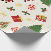 Prettig Kerstfeest Cadeaupapier (Hoek)