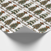Prettig kerstfeest cadeaupapier (Hoek)
