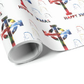 Prettig Kerstfeest Cadeaupapier (Rol Hoek)