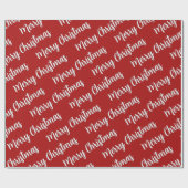 Prettig kerstfeest cadeaupapier (Vlak)