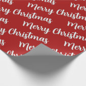Prettig kerstfeest cadeaupapier (Hoek)