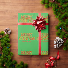 Prettig kerstfeest cadeaupapier
