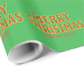 Prettig kerstfeest cadeaupapier (Rol Hoek)