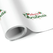 Prettig kerstfeest cadeaupapier (Rol Hoek)