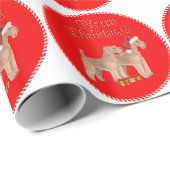 Prettig kerstfeest cadeaupapier (Rol Hoek)