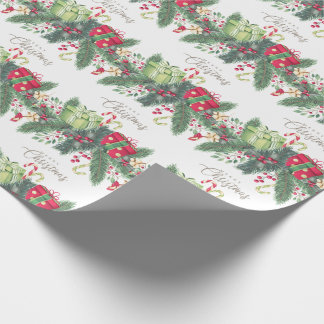 Prettig kerstfeest cadeaupapier