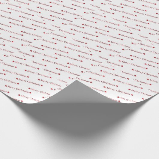 Prettig kerstfeest cadeaupapier (Hoek)