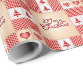 Prettig kerstfeest cadeaupapier (Rol Hoek)