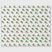 Prettig kerstfeest cadeaupapier (Vlak)