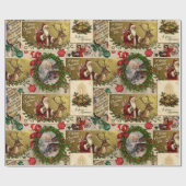 Prettig Kerstfeest Cadeaupapier (Vlak)