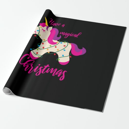 Prettig kerstfeest cadeaupapier (Uitgerold)